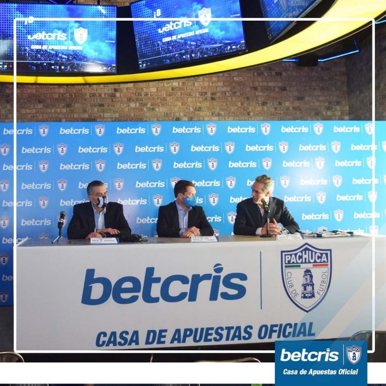 Betcris es la casa de apuestas oficial del Club Pachuca